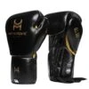 HIT N MOVE Conditioning Boxing Gloves 1.5lbs (24oz) - Lace -Geezers Boxing Shop hm108 black