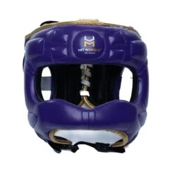 HIT N MOVE Face Saver Headgear -Geezers Boxing Shop hm801 purple a