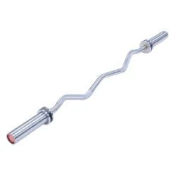 Jordan Fitness Steel Series Curl Bar With Bearings