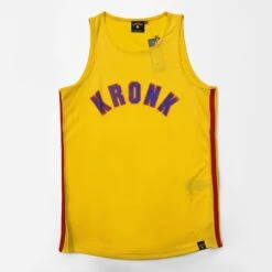 Kronk WAR Gym Vest -Geezers Boxing Shop k2716 new yellow