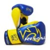 Rival RFX-Guerrero Sparring Gloves - P4P - Velcro -Geezers Boxing Shop p4p velcro blue yellow 1