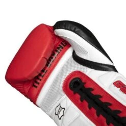 TITLE Boxing Professional Series GEL Sparring Gloves -Geezers Boxing Shop pgssg rd wh 3 1 1