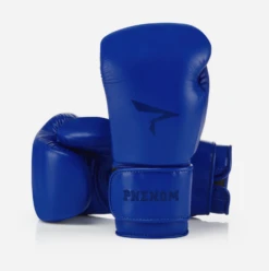 Phenom Boxing Elite SG-210S Pro Sparring Gloves - Velcro -Geezers Boxing Shop ph100 blue
