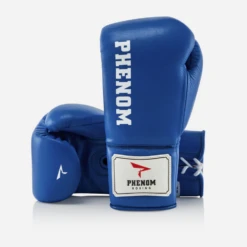 Phenom Boxing Elite XDF-210 Professional Fight Gloves -Geezers Boxing Shop ph108 blue