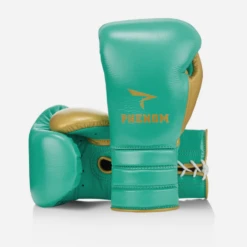 Phenom Boxing SG-202 Sparring Gloves - Lace -Geezers Boxing Shop ph110 green gold