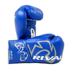Rival RFX Guerrero Fight Boxing Gloves - HDE -Geezers Boxing Shop rfx g hdef blue