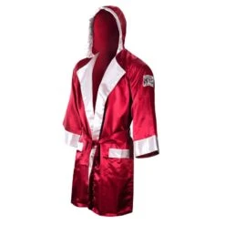 Cleto Reyes Boxing Robe With Hood -Geezers Boxing Shop rhrb rd wh 1 4
