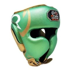 Rival RHG100 Boxing Headguard -Geezers Boxing Shop rival rhg100 green gold