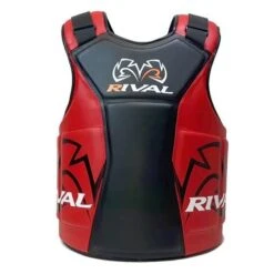 Rival Body Protector - THE SHIELD -Geezers Boxing Shop rpb one red front large geezers boxing