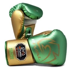 Rival RS100 Professional Sparring Boxing Gloves -Geezers Boxing Shop rs100 green gold 3