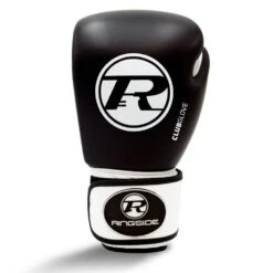 Ringside Club Boxing Gloves -Geezers Boxing Shop rs110 black 1