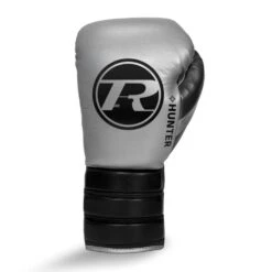 Ringside Hunter Series Boxing Gloves - Lace -Geezers Boxing Shop rs118 silver a 1