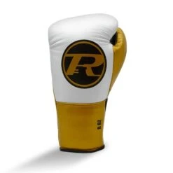 Ringside RS2 Pro Contest Boxing Gloves -Geezers Boxing Shop rs125 wht gld a