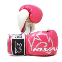 Rival RB-7 Fitness Bag Boxing Gloves -Geezers Boxing Shop rv155 pink a