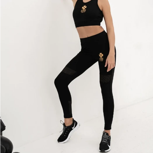 Di Nardo Womens Gym Leggings - Black 1 Di Nardo Womens Gym Leggings - Black