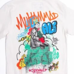 SUPERARE X ALI Stacks Graffiti T-Shirt -Geezers Boxing Shop sr2708 c