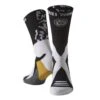 Suzi Wong Lightning Boxing Socks -Geezers Boxing Shop sw2103 black silver 2
