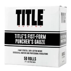 TITLE Boxing Fist-Form Puncher's Gauze - (Box Of 50)