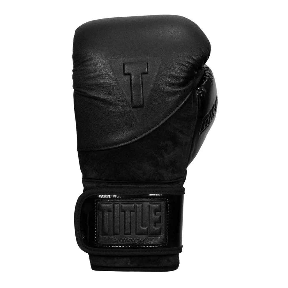 TITLE Black Blitz Sparring Gloves - Velcro 3 TITLE Black Blitz Sparring Gloves - Velcro - Image 3