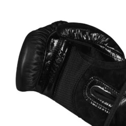 TITLE Black Blitz Sparring Gloves - Velcro 9 TITLE Black Blitz Sparring Gloves - Velcro -Geezers Boxing Shop tb120 e 1