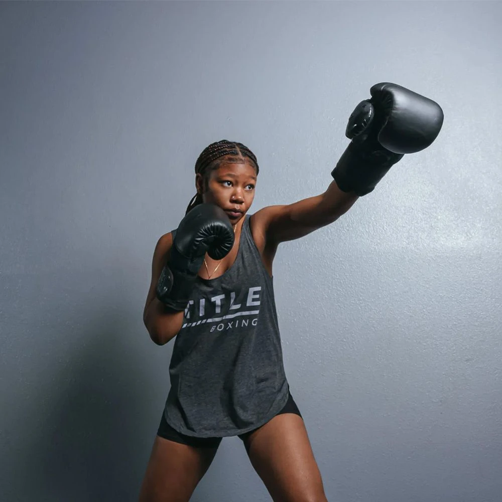 TITLE Black Blitz Sparring Gloves - Velcro 6 TITLE Black Blitz Sparring Gloves - Velcro - Image 6