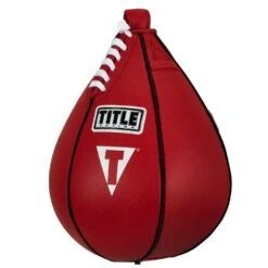 Title Boxing Super Speed Bag -Geezers Boxing Shop tb3030 red a