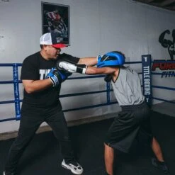 TITLE Boxing Dual Purpose Combo Punch Mitts -Geezers Boxing Shop tb730 d