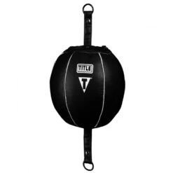 TITLE Double End Bag -Geezers Boxing Shop title double end bag black 1