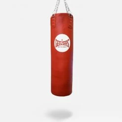 Geezers Elite Pro Traditional Impact Leather Punch Bag - 4ft -Geezers Boxing Shop traditional 4ft red