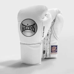 Geezers Elite Pro Fight Gloves - Special Edition -Geezers Boxing Shop white 18
