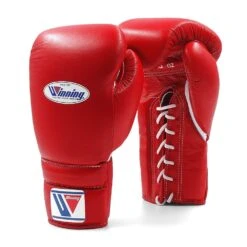 Winning MS Training Lace Boxing Gloves 6 Winning MS Training Lace Boxing Gloves -Geezers Boxing Shop winning boxing gloves lace red